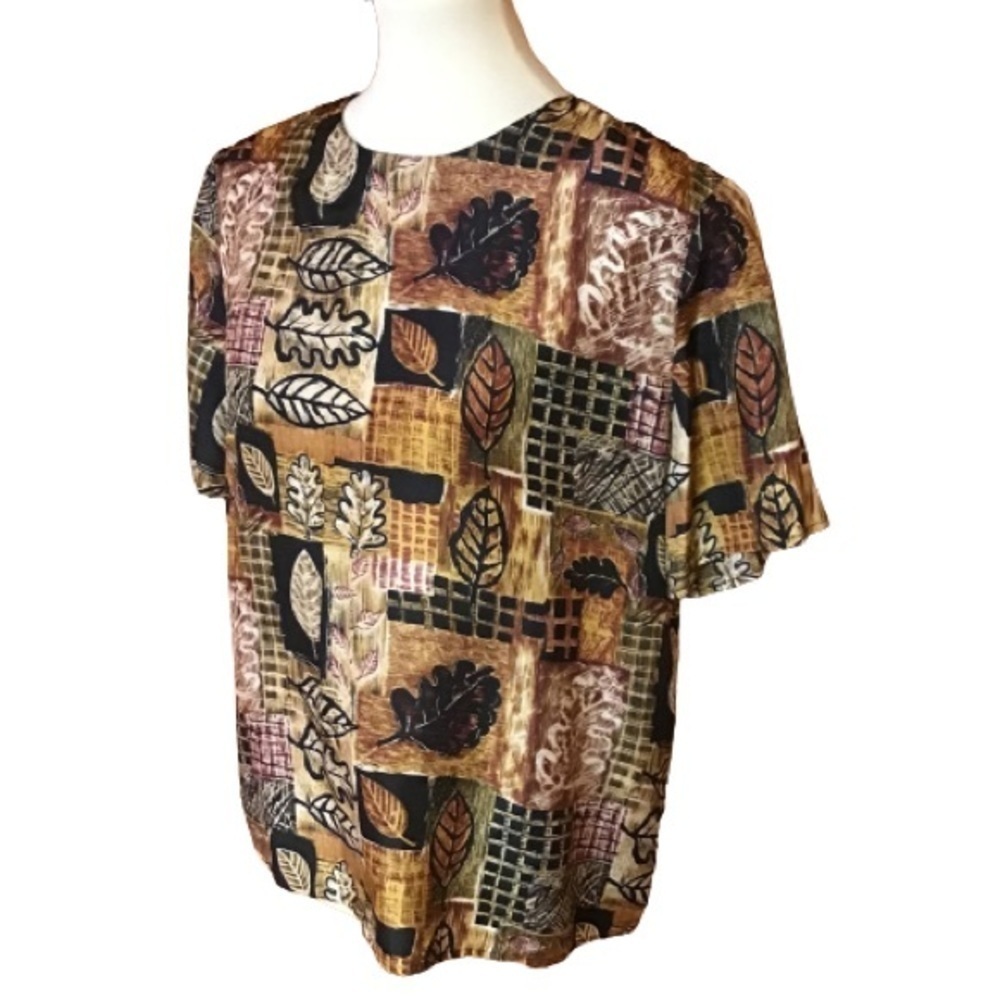 Vintage 90s leaves top